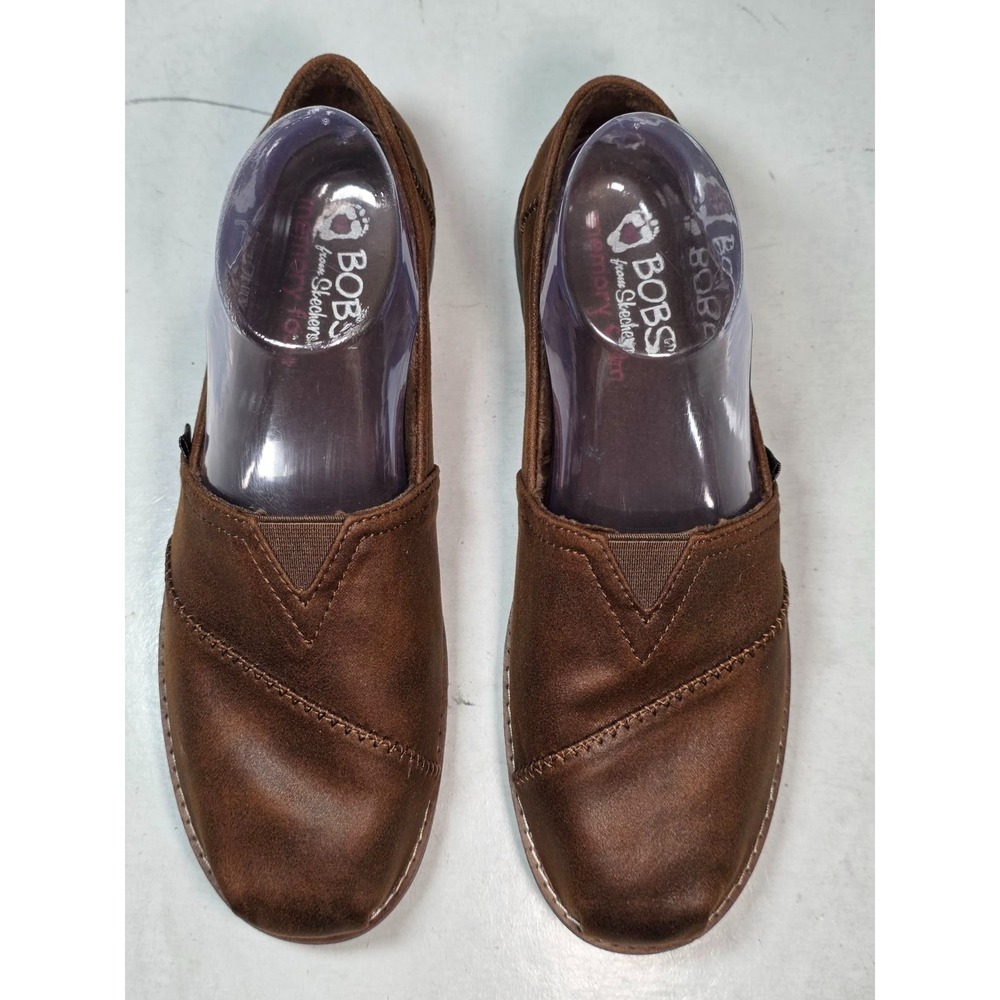 Bobs From Skechers Chill Lugs Urban Spell Shoes Womens 8.5 Brown Slip On Comfort - Picture 9 of 11